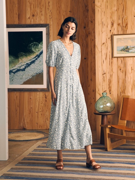 Havana Dress - Indigo Echo Floral