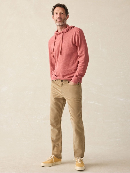 Stretch Terry Corduroy 5-Pocket Pant - Barley