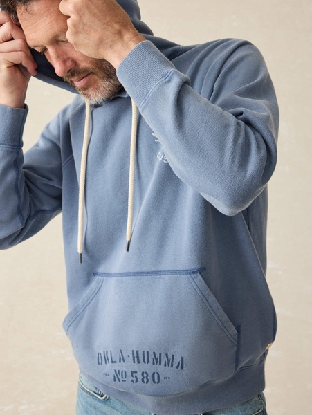 Steven Paul Judd Fleece Hoodie - Mautan Blue