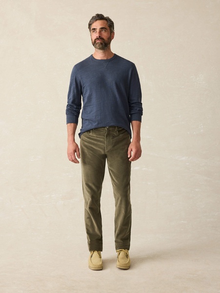 Stretch Terry Corduroy 5-Pocket Pant - Surplus Olive