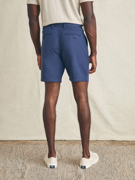 Movement™ Flex Linen Short (7" Inseam) - Deep Sea Navy