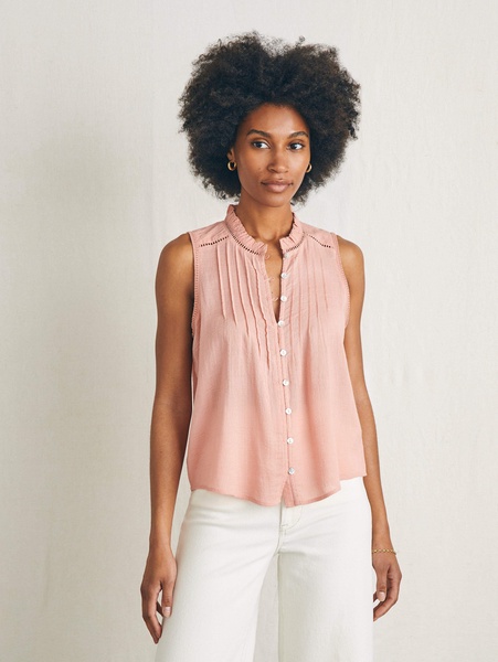 Willa Sleeveless Top - Rosette