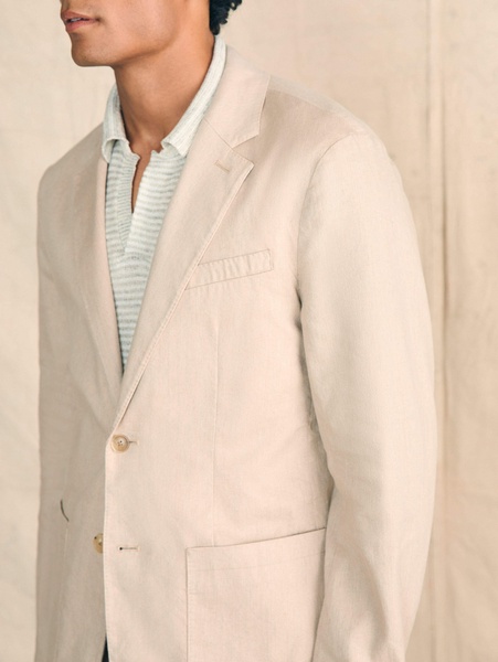 Movement™ Flex Linen Blazer - Natural