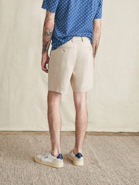 Movement™ Flex Linen Short (7" Inseam) - Natural