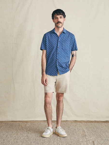 Movement™ Flex Linen Short (7" Inseam) - Natural