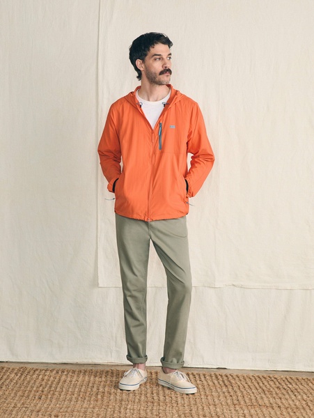 Shorelite Packable Anorak - Isle Orange