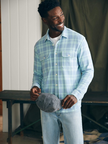 Legend™ Sweater Shirt (Tall) - Clearwater Coast Plaid