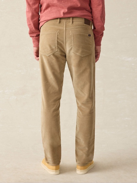 Stretch Terry Corduroy 5-Pocket Pant - Barley