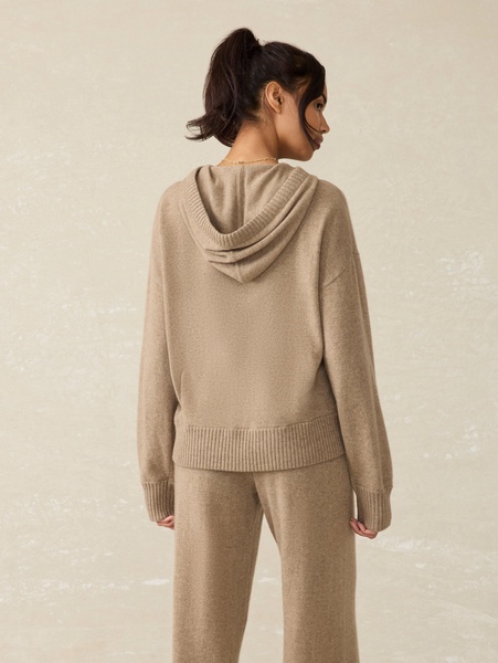 Tropical Cashmere Hoodie - Driftwood