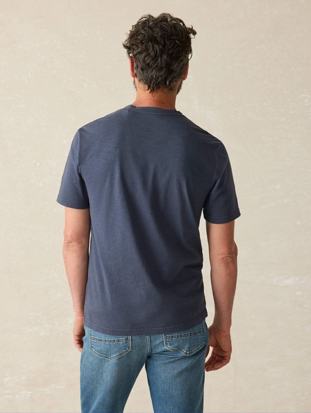 Sunwashed V-Neck Tee - Dune Navy