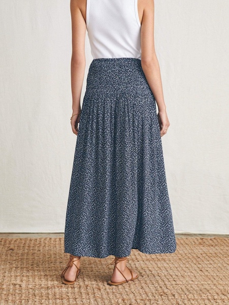 Alisee Skirt - Navy Riverton Ditsy