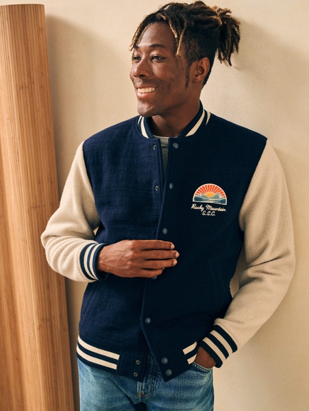 Varsity Jacket - Navy