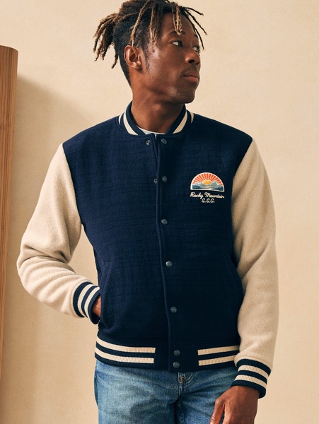 Varsity Jacket - Navy