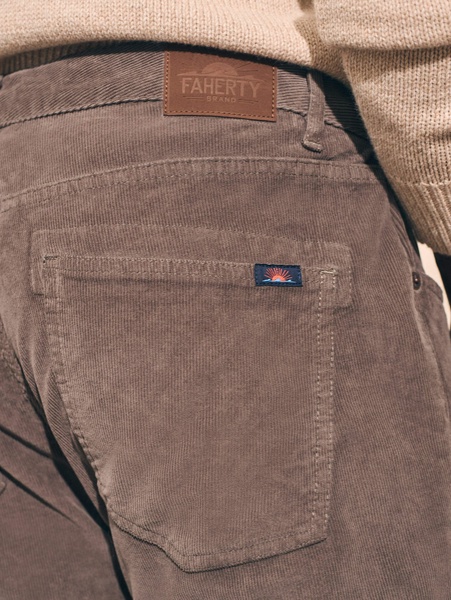 Stretch Corduroy 5-Pocket Pant (30" Inseam) - Rugged Grey