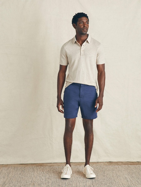 Movement™ Flex Linen Short (7" Inseam) - Deep Sea Navy