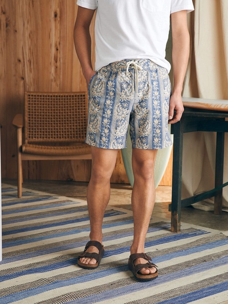 Sunwashed Boardshort - Shoreline Paisley