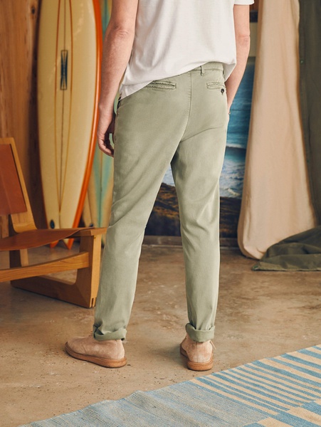 Coastline Stretch Chino (32" Inseam) - Mountain Olive