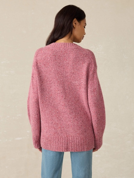 Driftwood Donegal Sweater - Berry Shake