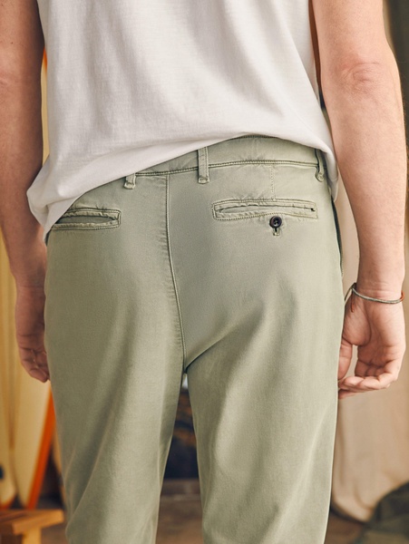 Coastline Stretch Chino (32" Inseam) - Mountain Olive