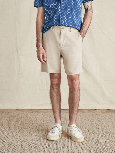 Movement™ Flex Linen Short (7" Inseam) - Natural