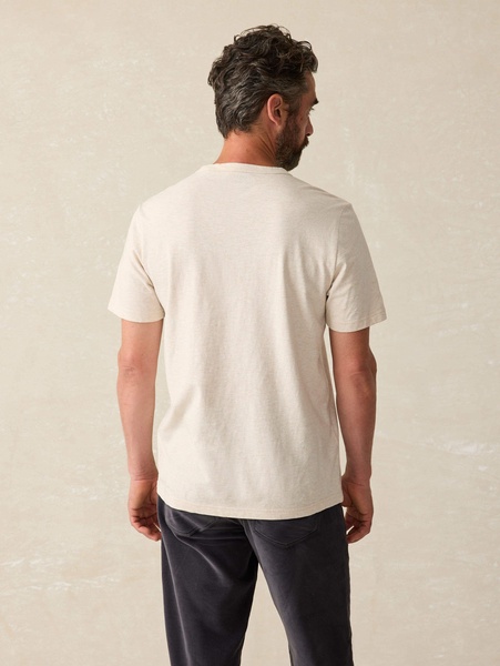 Sunwashed Pocket Tee - Arctic Frost Heather