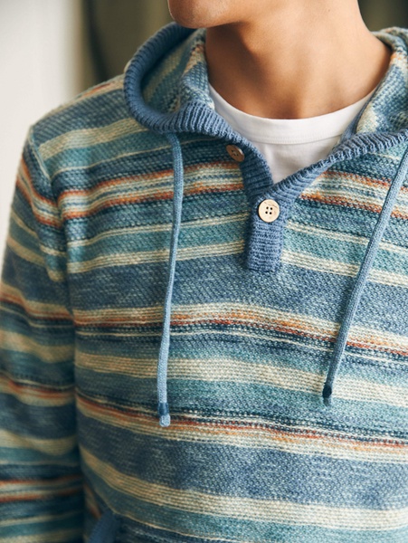 Cove Sweater Hoodie - Sunset Star Serape