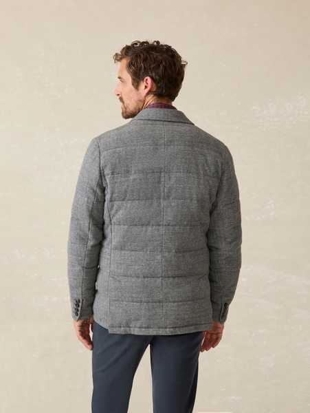 Teton Valley Knit Blazer - Steel Rock Herringbone