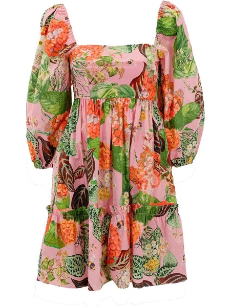 women's sip sip mini dress, avery floral pink