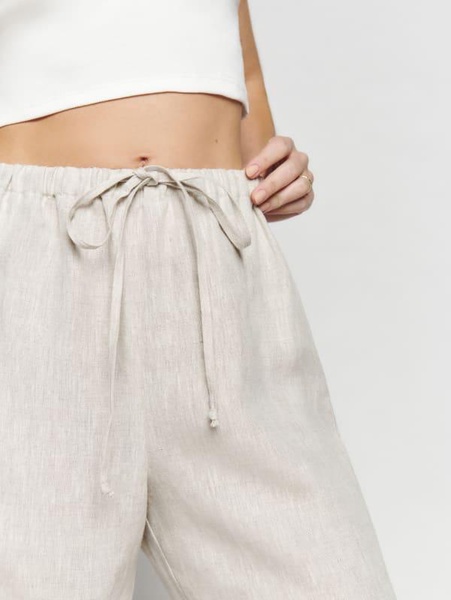 Petites Olina Linen Pant