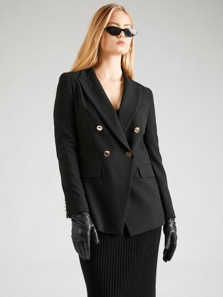 Notion Double Breasted Blazer In Black 24130411112 Col 005