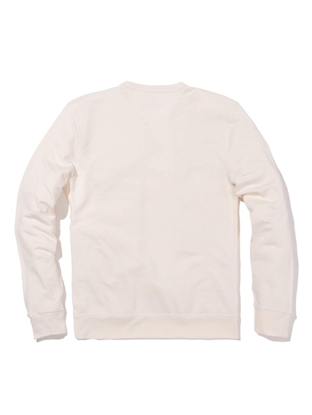 Charleston Long-Sleeve Terry Crewneck - Solar White