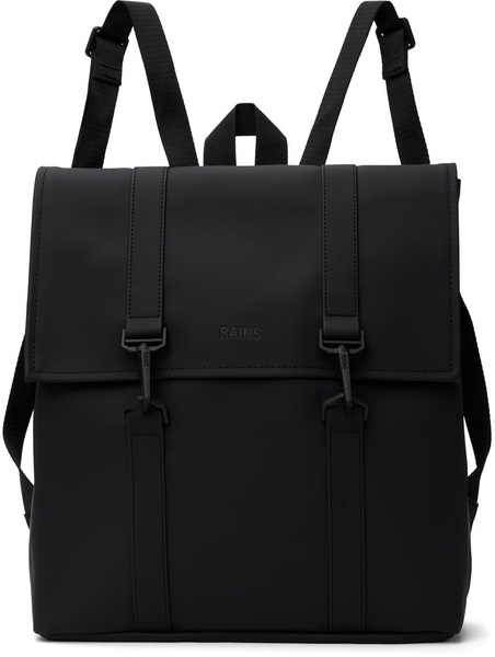 Black MSN Mini Backpack