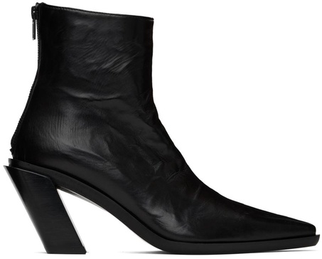 washed nappa florentine ankle boots