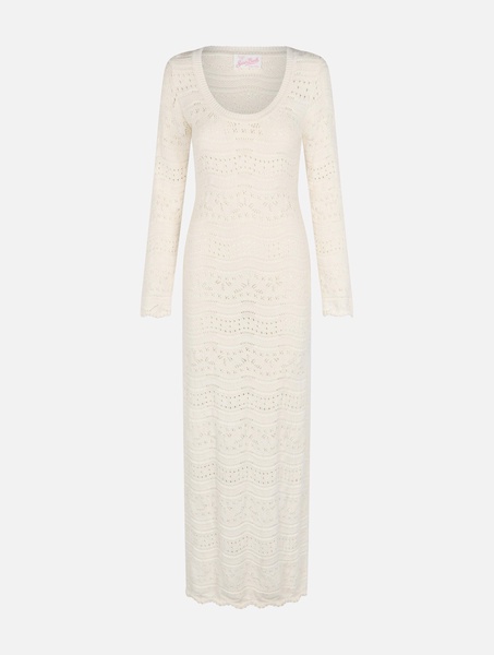 Woman Cotton Knit Midi Dress