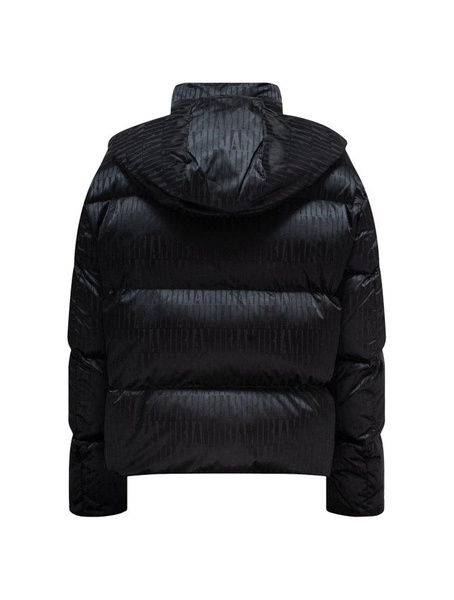 Amiri All-Over Logo Printed Padded Down Jacket