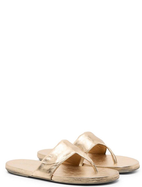 Marsèll Spanciata Metallic Round-Toe Flip Flops