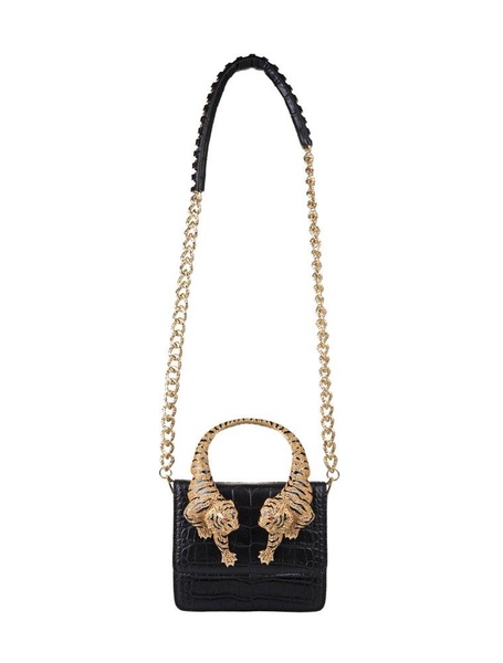 Roberto Cavalli Roar Embellished Shoulder Bag