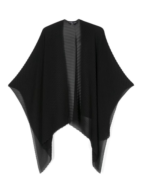 Emporio Armani Pleated Poncho