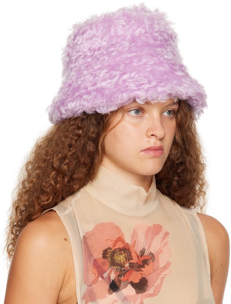 Purple Guilia Bucket Hat