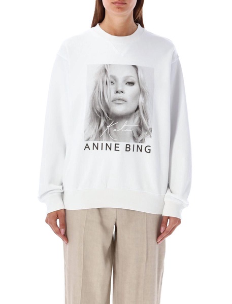 Anine Bing Kate Moss Print Fleece