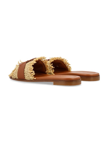 Moncler Woman Moncler Woman Brown Sandals