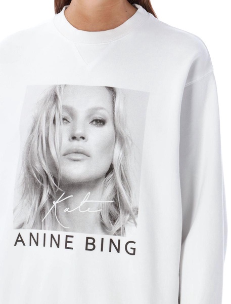 Anine Bing Kate Moss Print Fleece