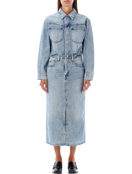 Levi'S Wester Denim Midi Dress