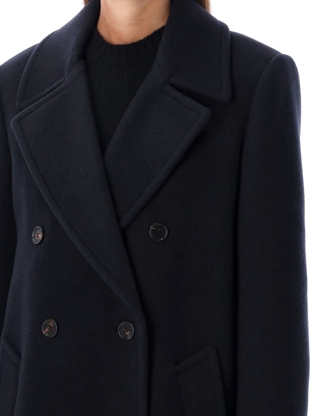 Chloé Double-Breasted Long Coat