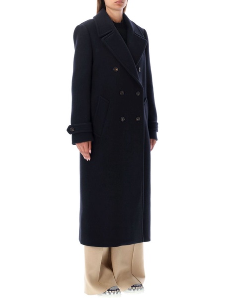 Chloé Double-Breasted Long Coat