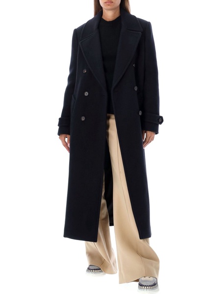 Chloé Double-Breasted Long Coat