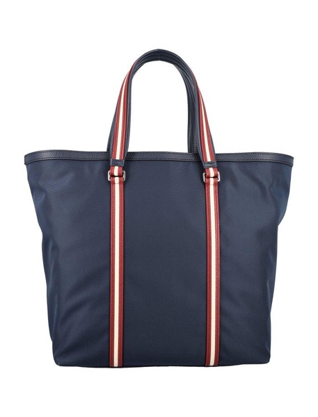 Bally Stripe-Detailed Tote Bag