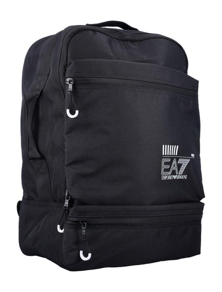 Ea7 Emporio Armani Logo-Printed Zipped Backpack