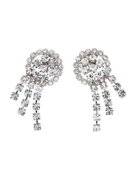 Alessandra Rich Embellished Clip Fastened Earrings