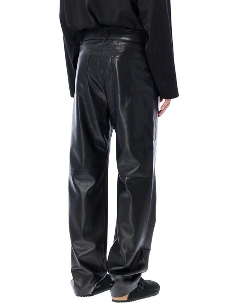 Nanushka Aric Mid-Rise Straight-Leg Trousers